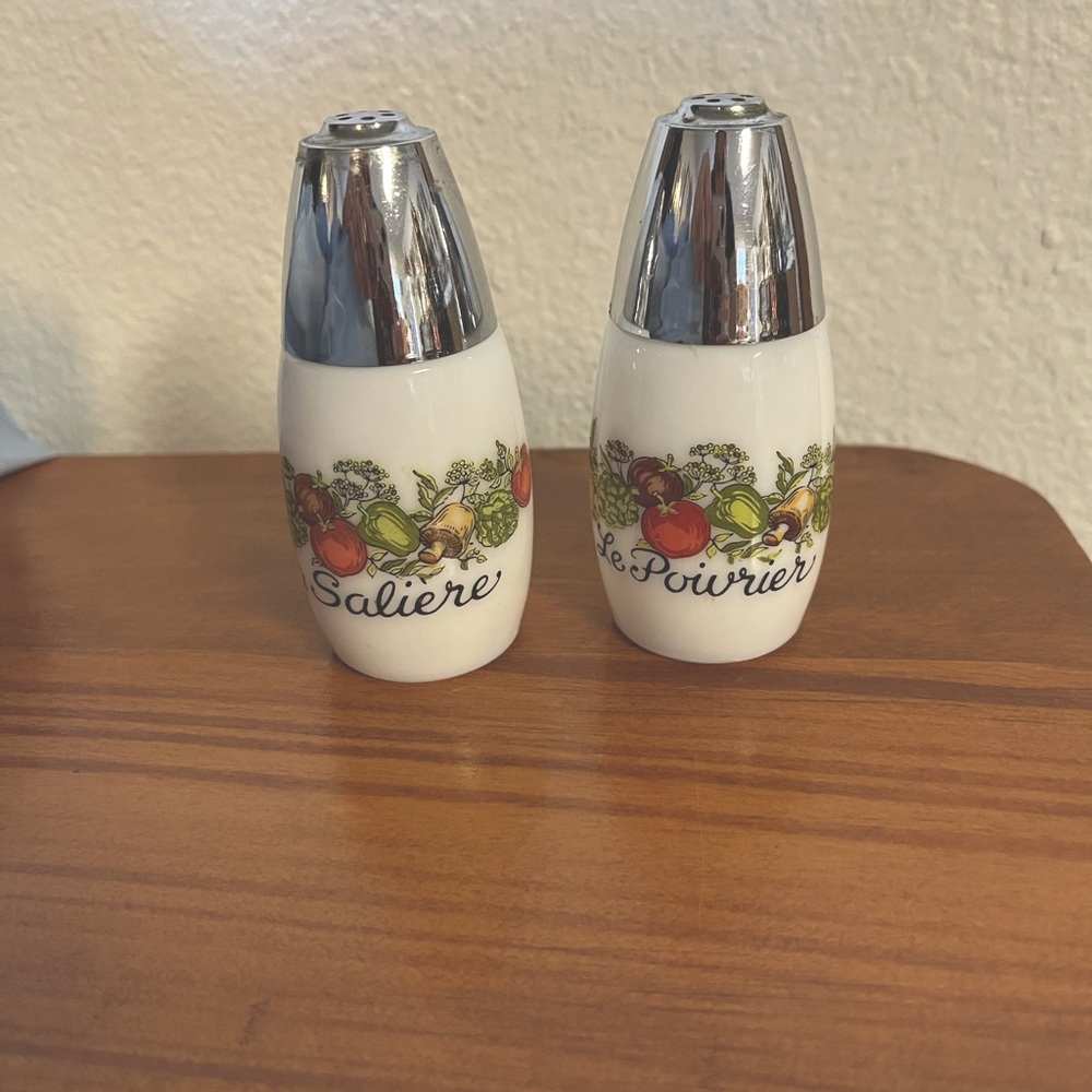 Vintage salt and pepper shakers